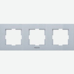 Рамка Panasonic Karre Plus (WKTF08033AR-RU) 3x горизонтальный монтаж металл бронзовый (упак.:1шт)
