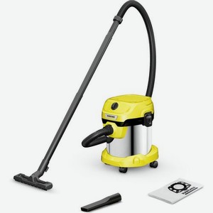 Строительный пылесос Karcher WD 2 Plus S V-15/4/18, желтый [1.628-050.0]