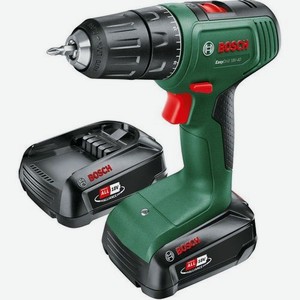 Дрель-шуруповерт Bosch Easydrill 18V-40 (2x 1,5Aч) + AL18V-20 кейс 1.5Ач, с двумя аккумуляторами [06039d8002]
