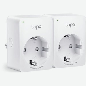 Умная розетка TP-LINK Tapo P110(2-pack) EU VDE Wi-Fi белый