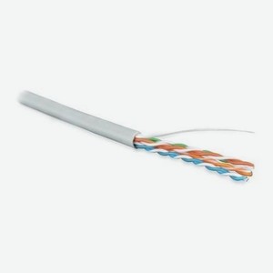 Кабель информационный Hyperline кат.5E, 100м, серый [uutp4-c5e-s24-in-pvc-gy-100]