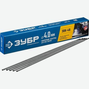 Электроды Зубр Профессионал, D4мм, L450мм, 5000грамм [40035-4.0]