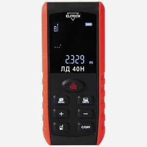 Дальномер лазерн. Elitech ЛД 40Н (E0301.001.00) 2кл.лаз. 635нм цв.луч. красный (191967)