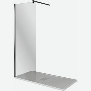 Душевой уголок Good Door Walk-In SP 100х90 прозрачный, черный (SP-100-C-B)