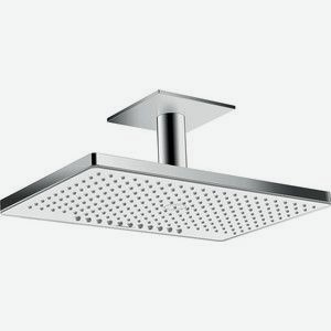Верхний душ с кронштейном Hansgrohe Rainmaker Select 460 для 24010180, потолочный, белый/хром (24004400)
