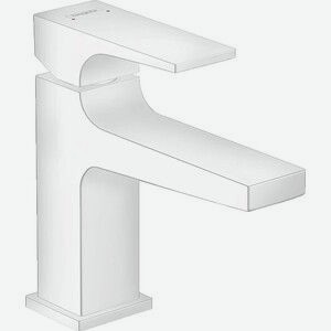 Смеситель для раковины Hansgrohe Metropol с донным клапаном Push-Open, белый матовый (32500700)
