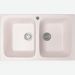 Кухонная мойка Mixline ML-GM23 77,5x49,5 светло-розовый 311 (4630030635772)
