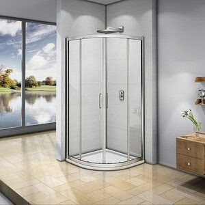 Душевой уголок Good Door Neo R 90x90 прозрачный, хром (R-90-C-CH)