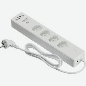 Сетевой фильтр Digma DiPlug Strip 40 дистанц.вкл/выкл белый