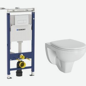 Комплект унитаза Damixa Jupiter с инсталляцией и сиденьем микролифт (DX77C1738SC, 458.125.11.1)