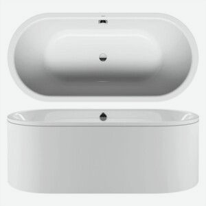 Ванна стальная Kaldewei Classic Duo Oval 111-7 Easy Clean 180х80 с панелью (291248053001)