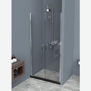 Душевая дверь BelBagno Uno 90х190 прозрачная, хром (UNO-B-2-90-C-Cr)