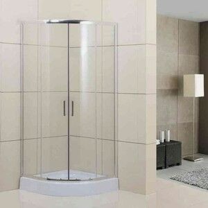 Душевой уголок BelBagno Uno 195-R-2 90х90 прозрачный, хром (UNO-195-R-2-90-C-Cr)