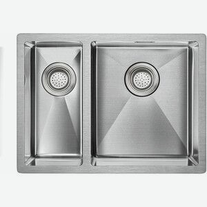 Кухонная мойка Paulmark Annex 59х44 брашированная сталь (PM545944-BSR)