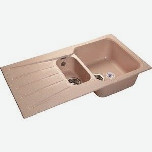 Кухонная мойка GranFest Standart Gf-S940KL светло-розовая