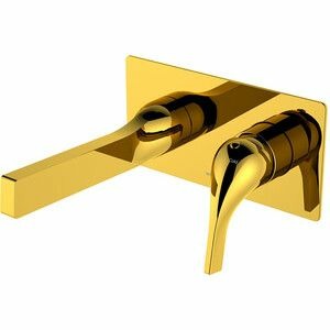 Смеситель для раковины Wasserkraft Sauer глянцевое золото (7130)