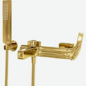 Смеситель для ванны Wasserkraft Sauer глянцевое золото (7101)