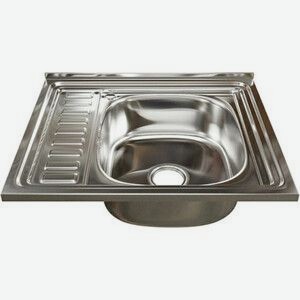 Кухонная мойка Mixline Накладная 60x50 с сифоном, нержавеющая сталь 0,6 мм (4640030862436)
