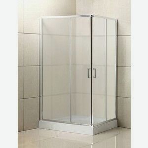 Душевой уголок BelBagno Uno 90х70 рифленый Punto, хром (UNO-195-AH-2-90/70-P-Cr)