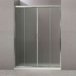 Душевая дверь BelBagno Uno BF-2 180x185 рифленая Punto, хром (UNO-BF-2-180-P-Cr)
