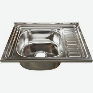 Кухонная мойка Mixline 60x50 с сифоном, нержавеющая сталь 0,6 мм (4640030862429)