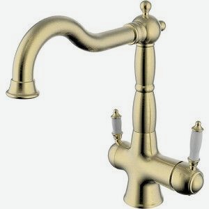 Смеситель для кухни Lemark Villa с подключением к фильтру, бронза (LM4858B)