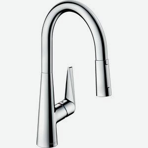 Смеситель для кухни Hansgrohe Talis с выдвижным изливом, хром глянцевый (73851000)