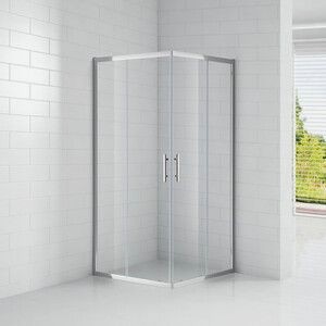 Душевой уголок Cezares Eco 100х100 прозрачный, хром (ECO-O-A-2-100-C-Cr)