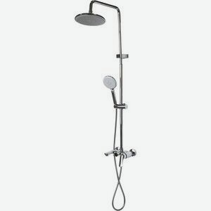 Душевая система Mixline ML2410 со смесителем и изливом, хром (4627173719131)