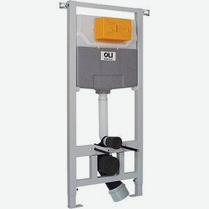 Инсталляция для унитаза OLI 120 Eco Sanitarblock механическая с белой клавишей (879236mSL01)