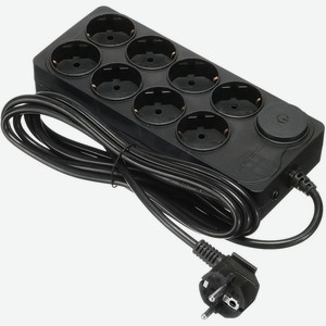Сетевой фильтр IPPON BK-238 (8X220V, 3м, черный)