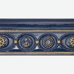 Бордюр Maritima Ceramics Rumbo Cenefa Deriva Aqua 15x30 см