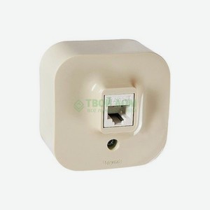 Телефонная розетка Legrand Quteo 782244