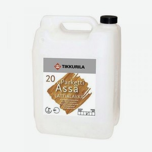 Лак паркетный Tikkurila parketti-assa 20 полуматовый 5 л