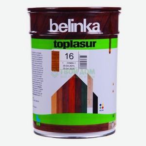 Краска Belinka Toplasur №16 1л орех