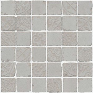 Декор Kerama Marazzi Про Фьюче серый светлый мозаичный 30x30 см SBM005/DD6403