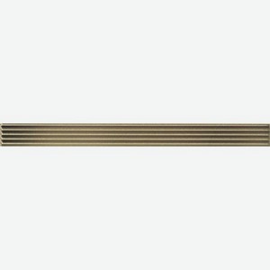 Бордюр Kerama Marazzi Зимний сад структура металл 40x3,4 см LSA008