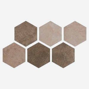 Плитка Argenta Ceramica Hexagon Multi Cold 25x22 см
