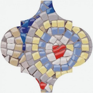 Декор Kerama Marazzi Арабески Майолика Гауди OP/A170/65000 6.5x6.5x0.7 см