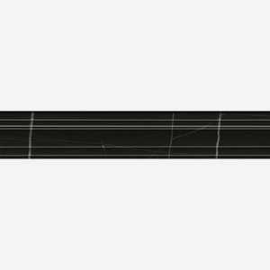 Бордюр Kerama Marazzi Багет Греппи Черный BLF002R 40x7,3 см