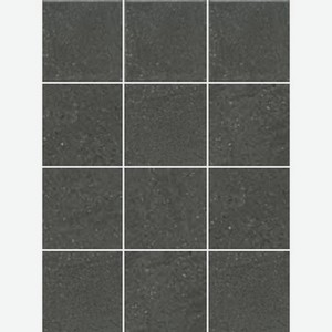 Плитка Kerama Marazzi Матрикс антрацит 1322H полотно 29,8x39,8 см из 12 частей 9,8x9,8 см