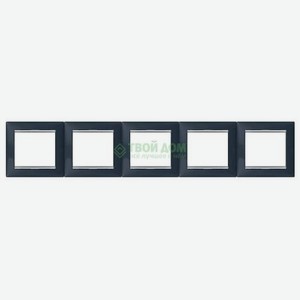 Монтажная рамка Legrand Valena 770395 ноктюрн/серебро