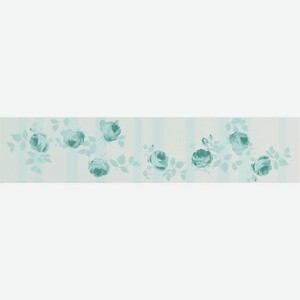 Бордюр Ascot Ceramiche England EG30LR List Acqua Romantico 7,1x33,3 см