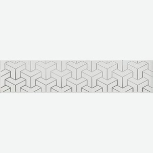 Бордюр Kerama Marazzi Ломбардиа Белый ADA5696397 25x5,4 см