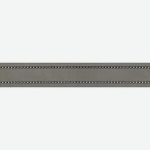 Бордюр Kerama Marazzi Раваль обрезной серый 14,5x89,5 см DC/B09/13060R