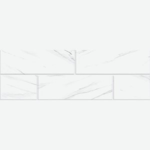 Плита облицовочная Alma Ceramica New York рельефная 20X60 см белый кирпич