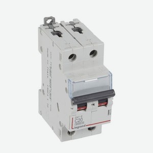 Выключатель автоматический Legrand dx3-e c20 2п