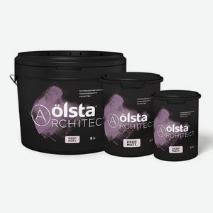 Краска интерьерная Olsta architect Глубокоматовая Под колеровку база С 9.0 л