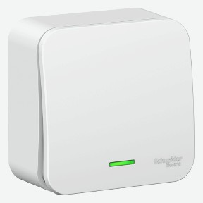 Переключатель 1-клавишн. Подсвет. Белый Schneider Electric