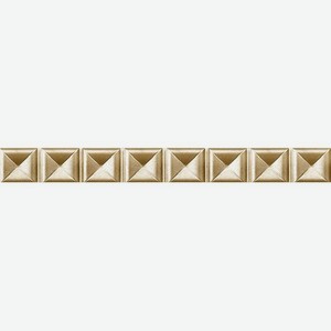 Бордюр La Platera Gaudi Diamond Gold Moldura 2,5x60 см